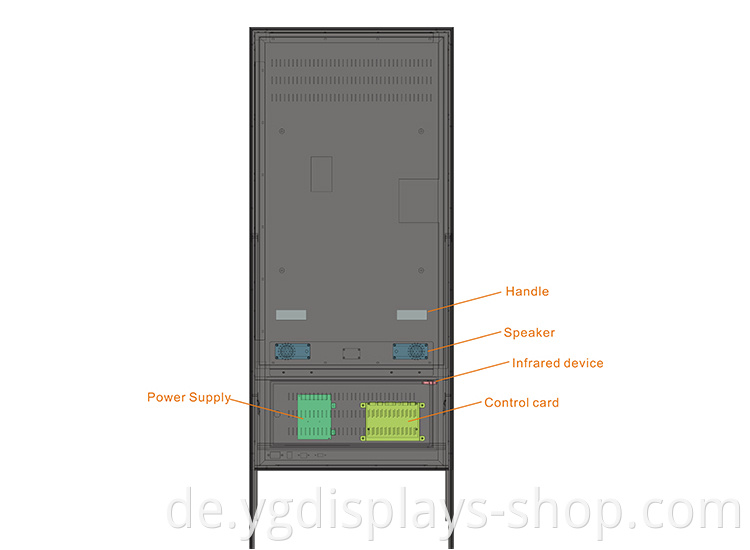 Portable lcd signage